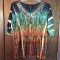 B.L.E.U. Ladies XL Colorful Summer Top