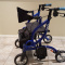 Walker converts to Wheelchair