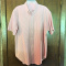 Mens XL Red Short Sleeve Seersucker