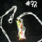 Natural Fire Rainbow Topaz Necklace #72