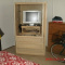 Armoire with television included