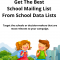 Get The Best School Mailing List – SchoolDataLists