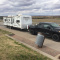 34ft Flagstaff bumper pull kitchen forward