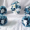 Brand New 19 Piece Silk Wedding Flower Set