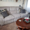 Reclining manual Couch and love seat