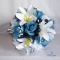 brand new 19 piece silk wedding flower set