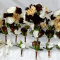 Brand new 19 piece silk wedding flower set