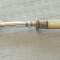 Silver pastry serving fork