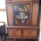ANTIQUE JACOBEAN STYLE CHINA CABINET