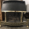 Natural gas freestanding fireplace