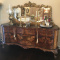 Antique Italian Sideboard with Mirror