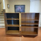 Two four shelf office sheving units