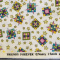 Fabric 4.5 Yards 6 Different Star Prints 100% Cotton