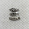 3 Solid 10k White Gold Clasps One With Diamond 0.9g