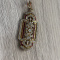 ESTATE 18K YELLOW GOLD 1.20CT RUBY 65PTS DIAMOND PENDANT BROOC