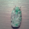 Fine Antique Chinese Pendant Immortal Apple Green