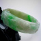 NATURE BEAUTIFUL CARVING GRADE A GREEN JADE JADEITE BRACELET BAN