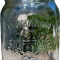 PINT CANNING JARS WITH RINGS