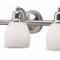 Wall Sconce Lighting Fixture 3 Bulb Brushed Nickel