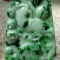 Certified Green Natural Grade A Jade jadeite Hand-Carved Pendant