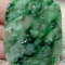 Certified Green Undyed Natural A Jadeite Jade Carved Dragon Turt
