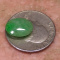 Small Certified Green 100% Natural A Jade jadeite Ring Cabochon