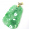 Pendant top 8.7g/K14/Jade