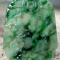 Certified Green Natural Grade A Jade jadeite Carved Dragon Turtl