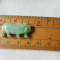 Antique carved jade jadeite pendant - mystique creature