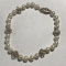 10k Yellow Gold Pearl Bracelet w/ Diamond Accent Links, Filigree