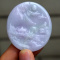 Certified Natural Grade A Light Lavender Icy Jadeite Jade Mounta