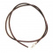 2mm Genuine Leather Necklace Choker 16-18 "