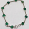 Vintage 7" Sterling Silver 925 Bracelet Featuring Hearts