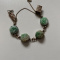 Antique Art Nouveau Egyptian Motif & Molded Jadeite jade