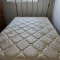 Double Bed complete with Box Spring, Mattress, Frame and Railing
