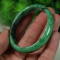 56mm Certified Pale green 100% Natural A Jade jadeite Bangle