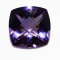 $800 9.51CT Loose Natural Amethyst Gem, Checkerboard Cushion Cut