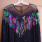 NEW Erica Louis Beaded Sequined Formal Cruise Prom Dress