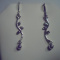 **Sterling Silver IVY DANGLING Hook EARRINGS**