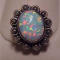 Beautiful Lori Bonn Sterling Opal Large Slide Charm Pendant