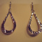**Sterling Silver TEARDROP Dangling EARRINGS**