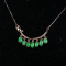 Certified Icy Green100% Natural A jadeite jade S925 silver