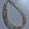 Yellow Citrine Smooth Bead 20" Double Strand Chunky Necklace