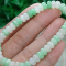 Green+Icy White 100% Natural A Jadeite jade Beads Bracelet 手链