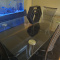 Glass Dining Room Table with 4 Chairs – $55