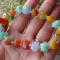 3 Color Natural A JADE Jadeite Pig Boar Beads Bangle Bracelet