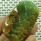 Cert'd Yellow Natural A JADE jadeite Carved Pendant Landscape 山水
