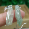 Certified Icy 冰晴 100% Natural A jadeite jade Hand Earring 掌上明珠耳坠