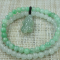 Icy White+light green 100% Natural A Jadeite jade Bead Bracelets