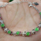 Certified Icy Green 100% Natural A jadeite Jade Bracelets S925